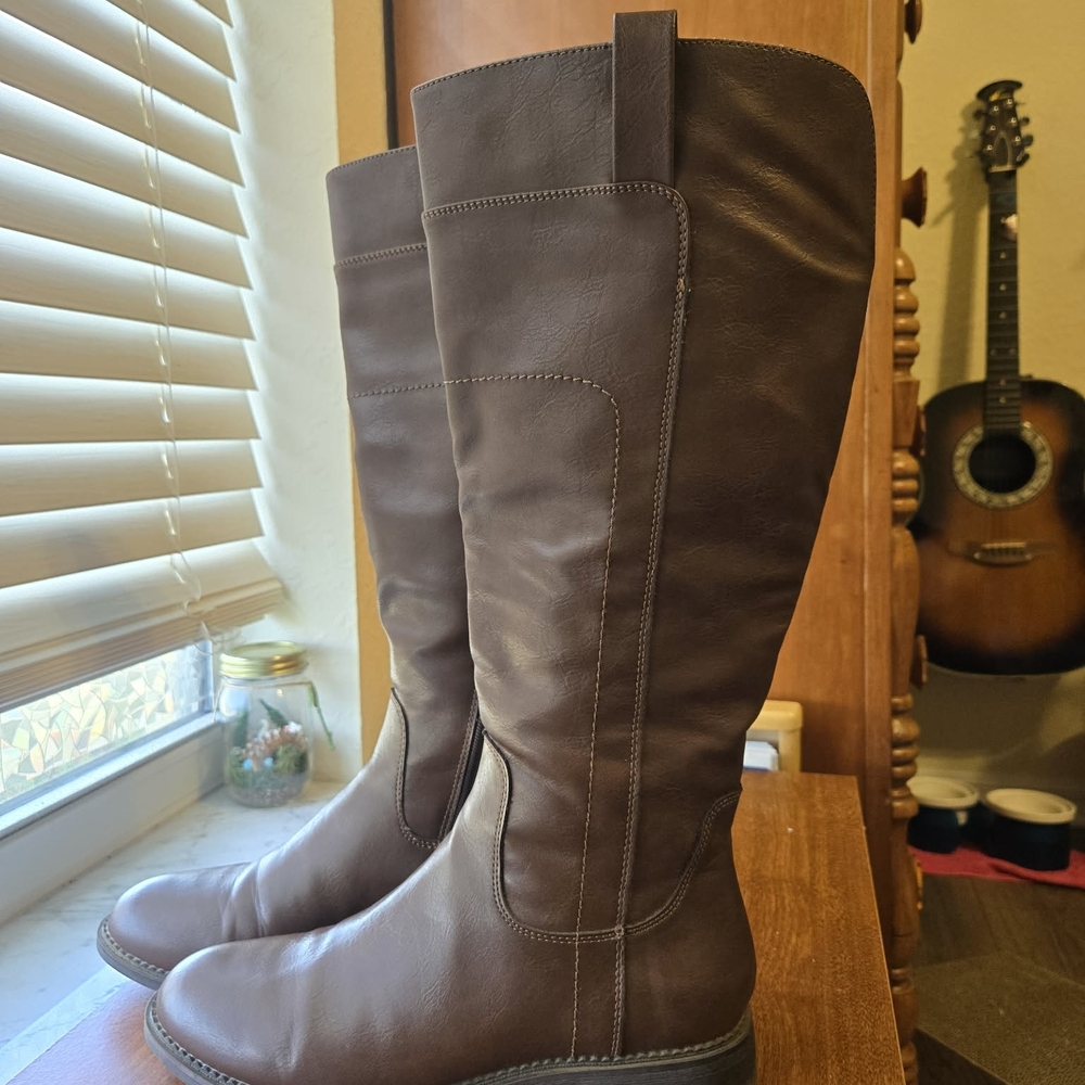 FRYE AND CO. Dark Brown Knee High Melissa Boots
